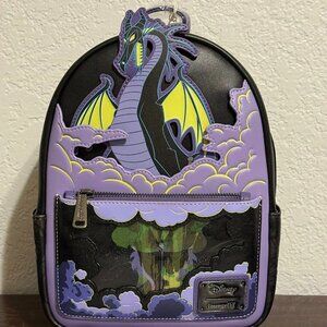Loungefly Disney Maleficent Dragon Lenticular Glow in The Dark